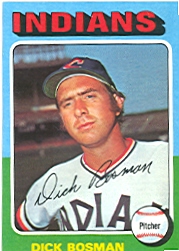 1975 Topps Baseball Cards      354     Dick Bosman